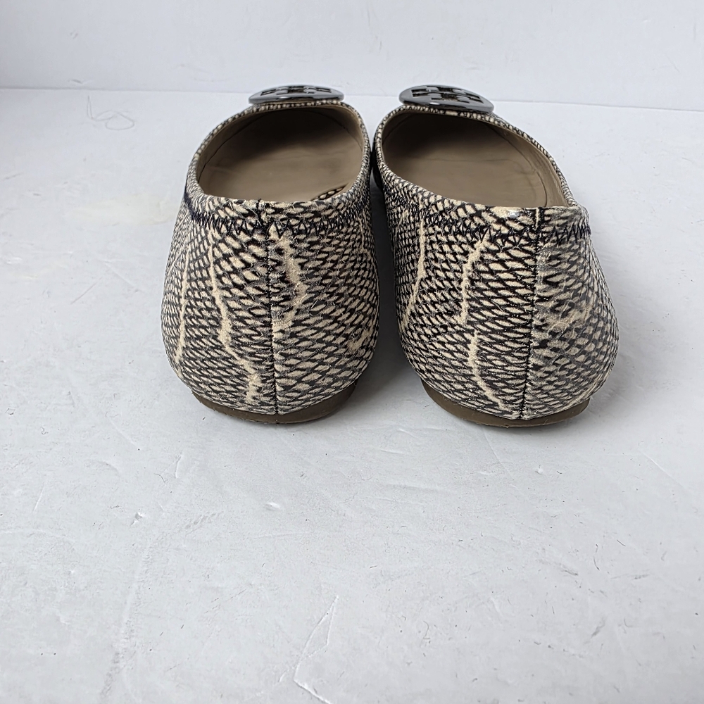 Tory Burch Python Snakeskin Embossed Reva Ballet … - image 5